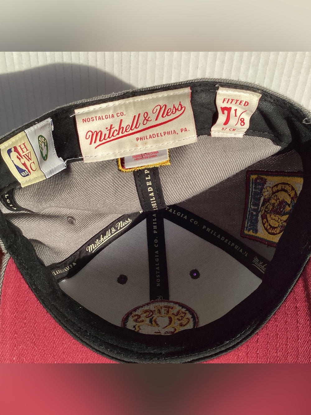 Mitchell and nest Boston Celtics SnapBack Hat HWC celebrating 50 years - Picture 9 of 11